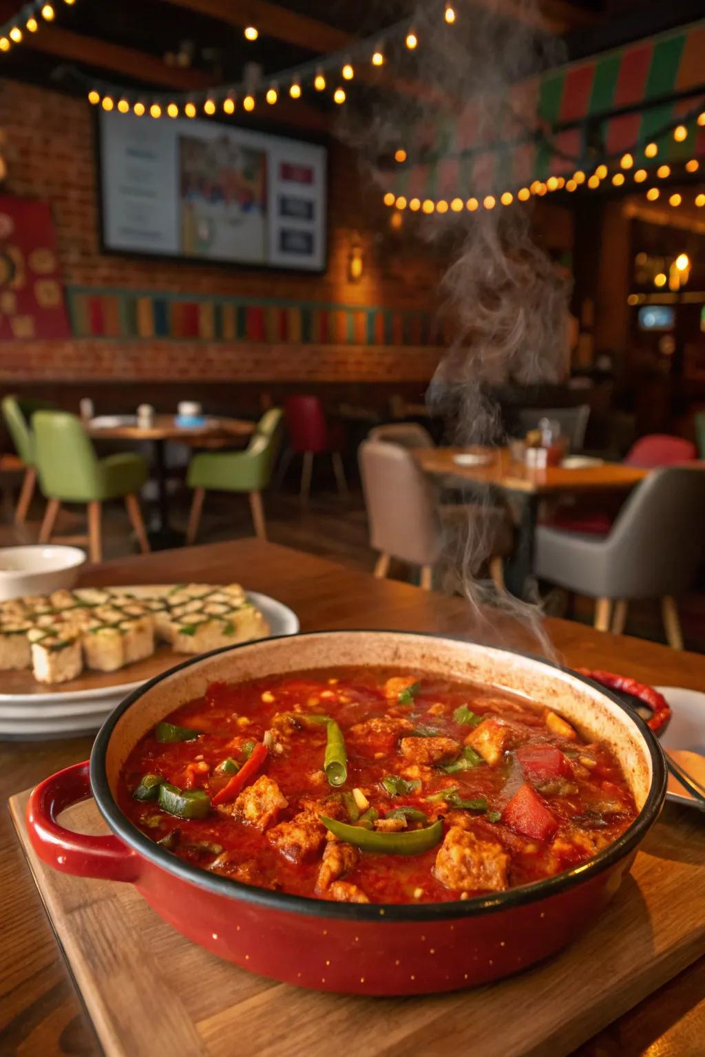 Spicy chipotle turkey casserole with smoky peppers