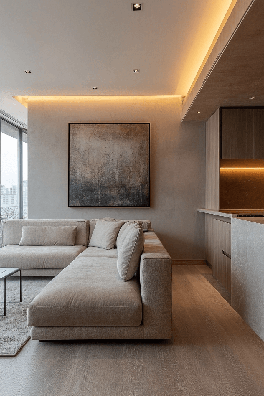 Clean Lines Studio Apartment