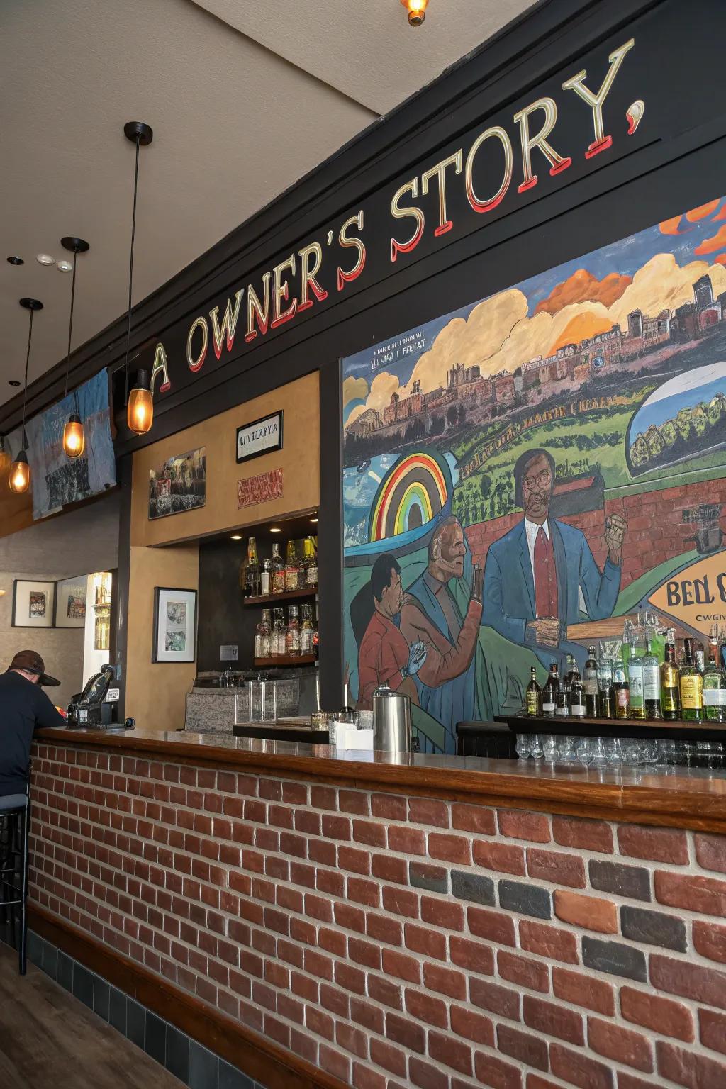 Personalized art makes your bar truly distinctive.
