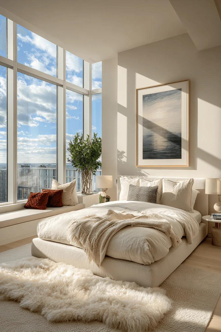 Contemporary Bedroom with Neutral Tones