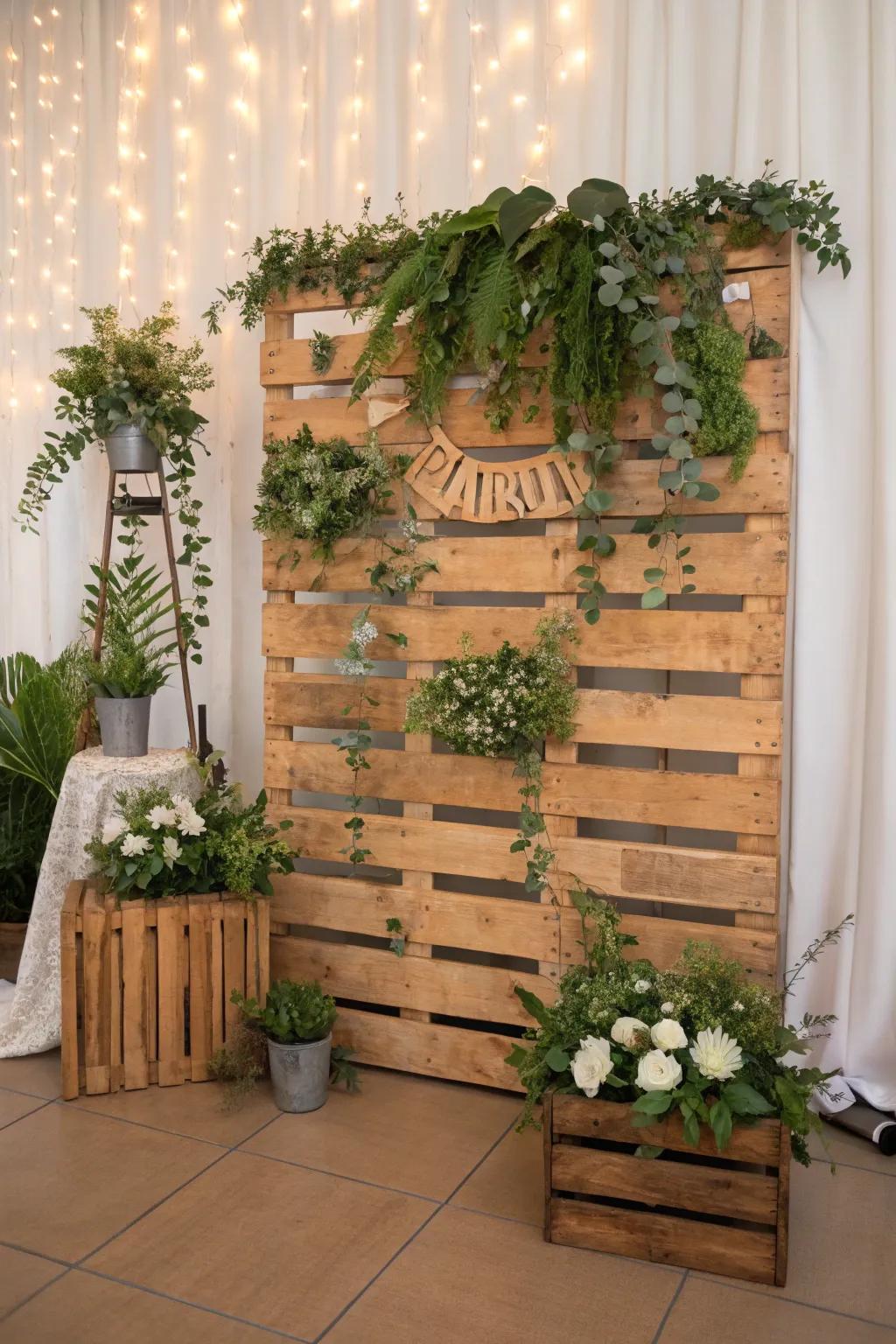 Natural photo backdrop perfect for capturing moments.