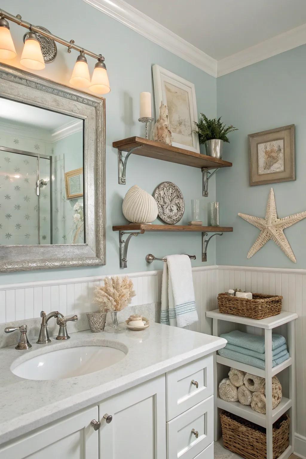 Combining metals adds sophistication and visual interest.