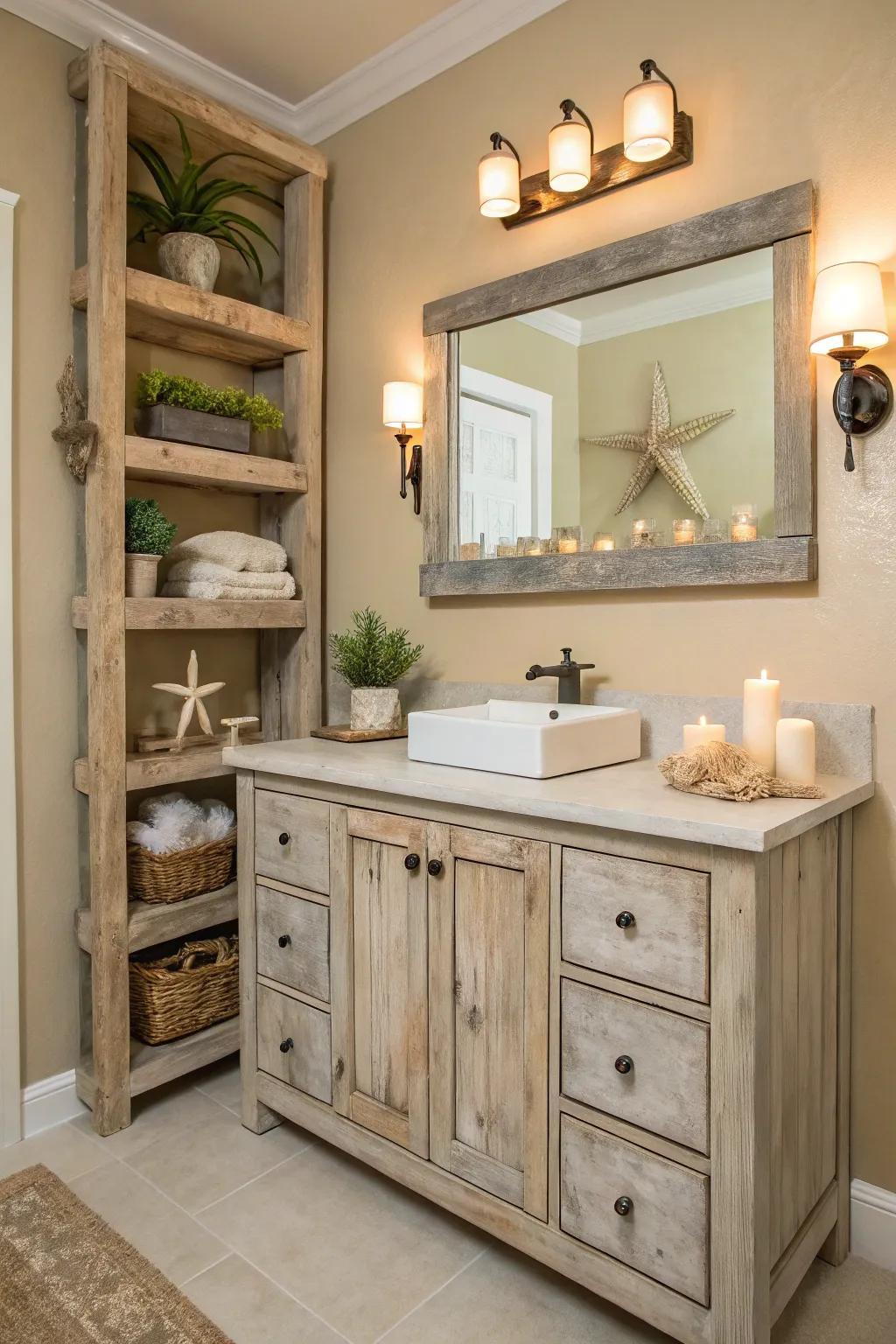 Natural wood elements connect indoor comfort with nature.