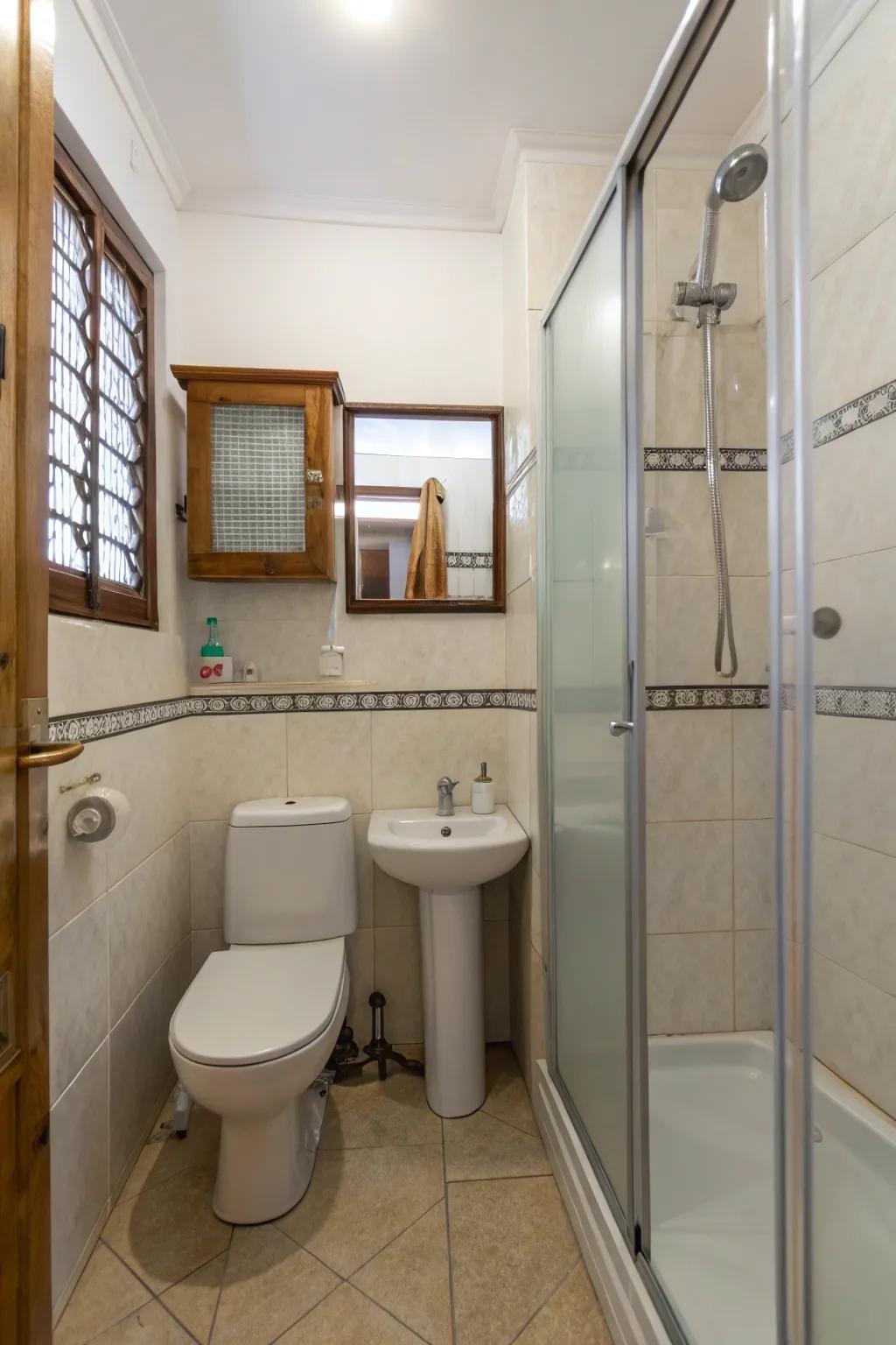 Partial dividers create distinct zones while maintaining openness.