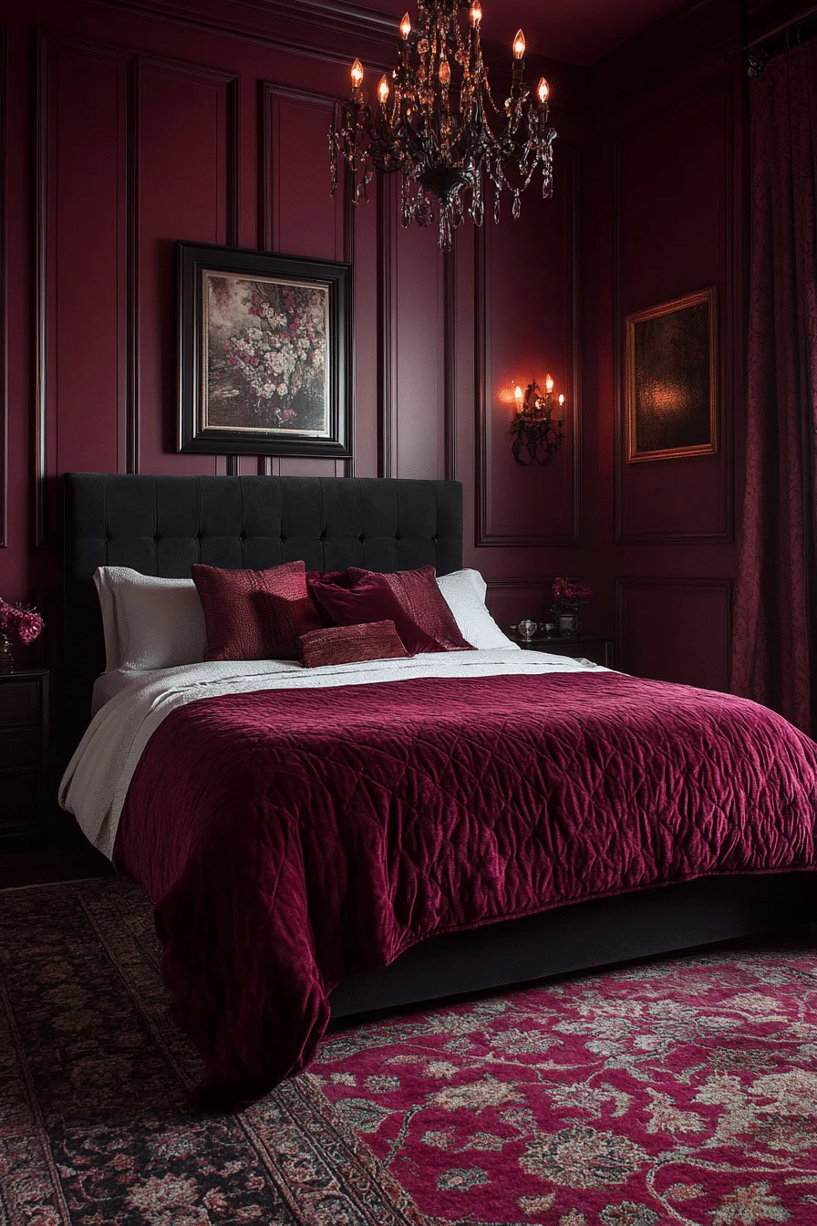 Raspberry Pink Bedroom