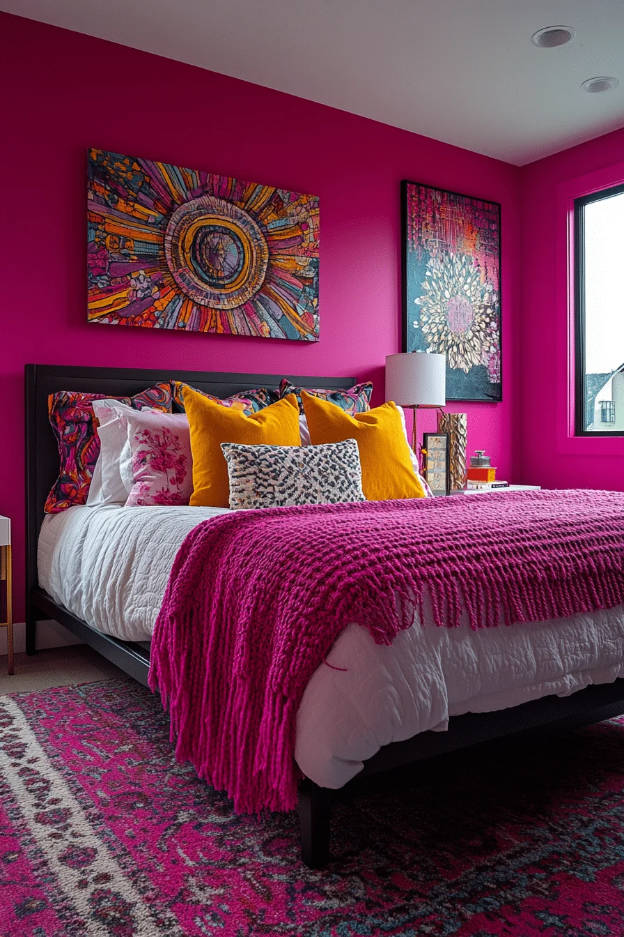 Fuchsia Teen Bedroom