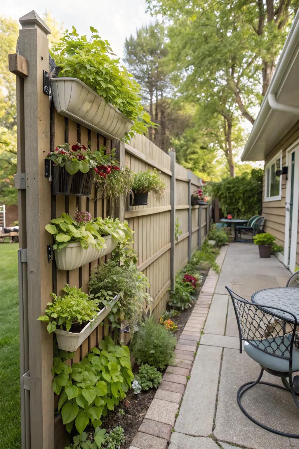 Vertical garden fences bring greenery and vibrancy to your property boundaries.