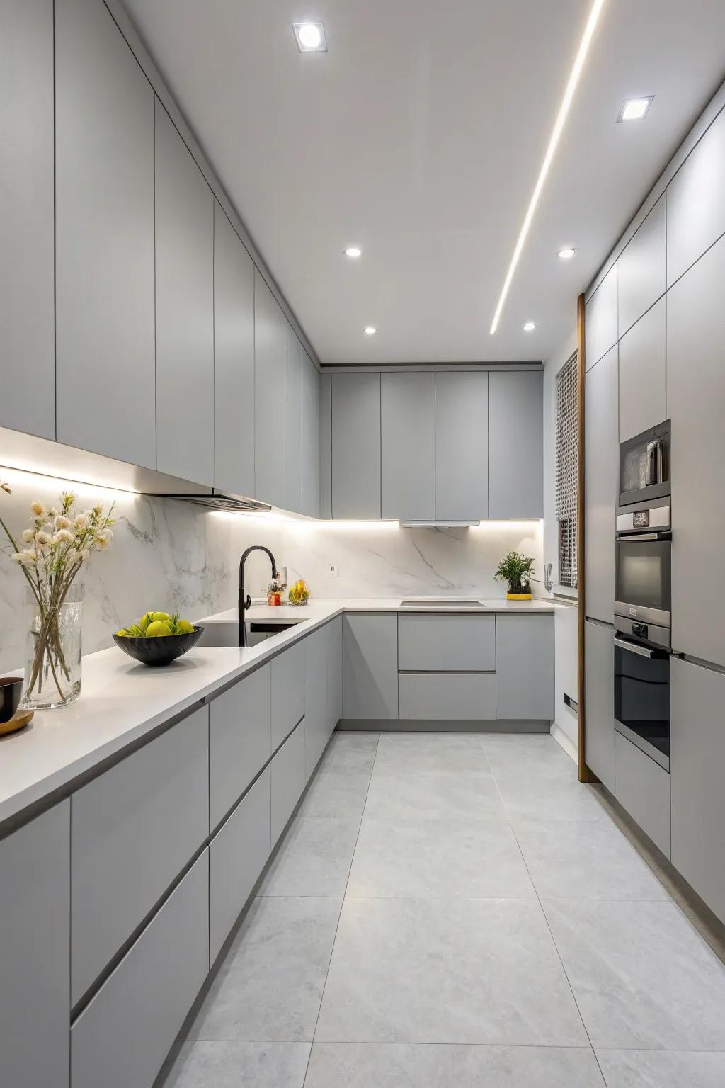 Minimalist kitchens focus on simplicity and functionality.