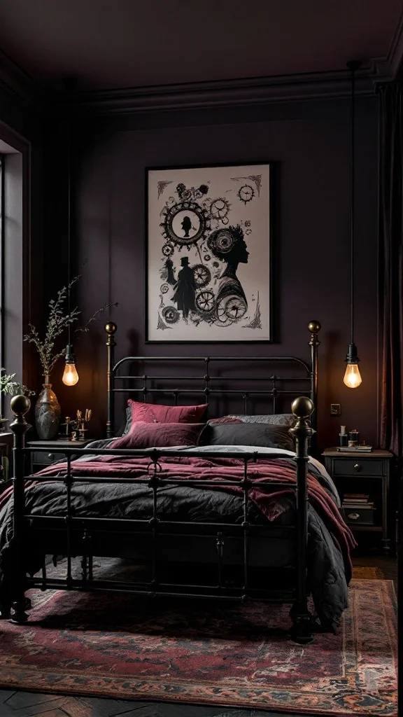 Steampunk and Gothic Design Merge