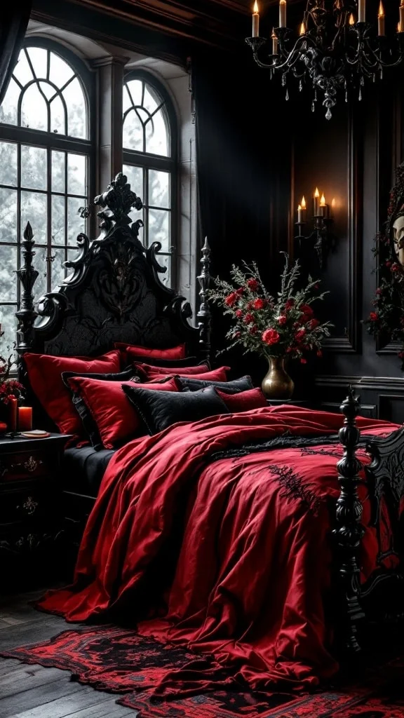 Red and Black Gothic Drama