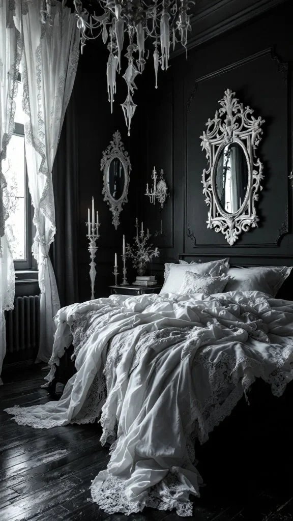 White-on-Black Gothic Contrast