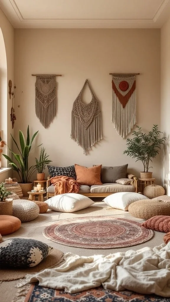 Eclectic Bohemian Warmth: A Cozy Artistic Haven