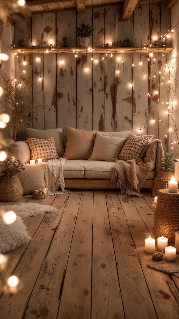 Rustic Warmth: Embracing Natural Textures