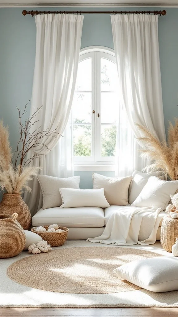 Coastal Calm: Oceanic Hues and Textures