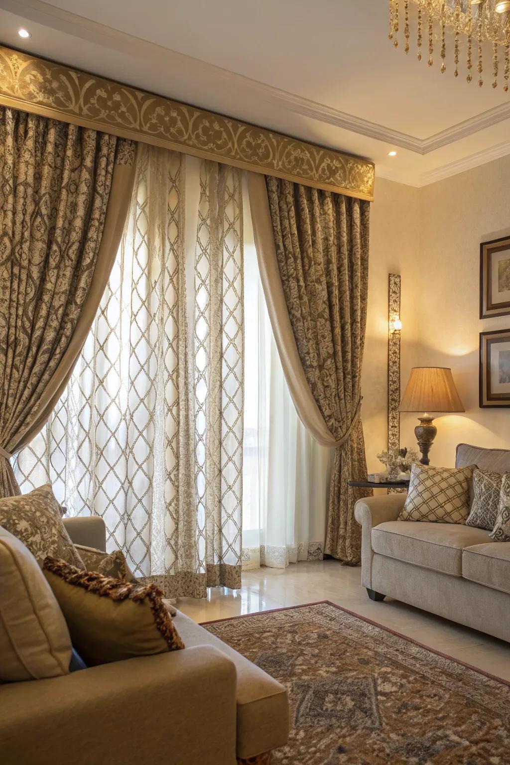 Textured curtains bring subtle sophistication to your room.