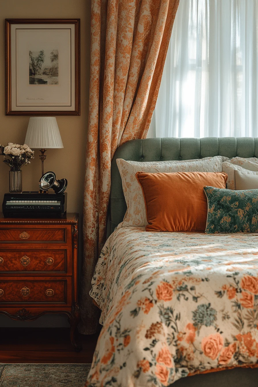 Roaring 20s vintage bedroom