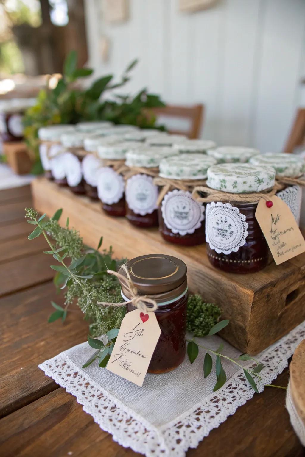 Custom-made wedding favors that leave a lasting impression.