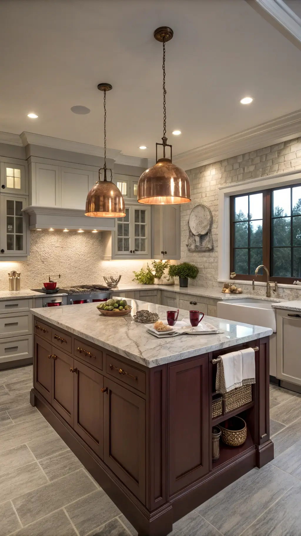 Transitional kitchen with <a href=
