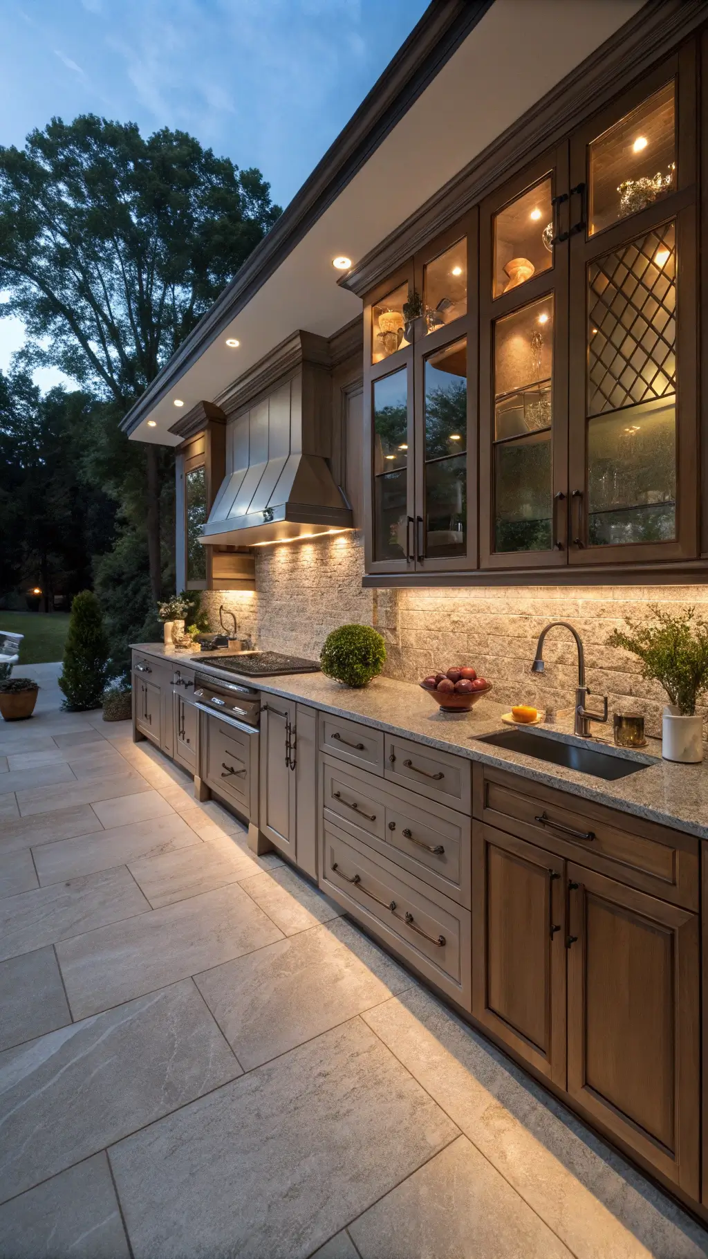 Examples of two-tone kitchen cabinet color combinations