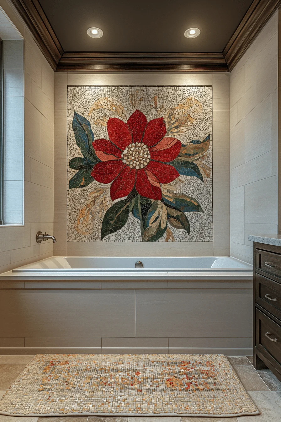 Intricate Mosaic Tile Art