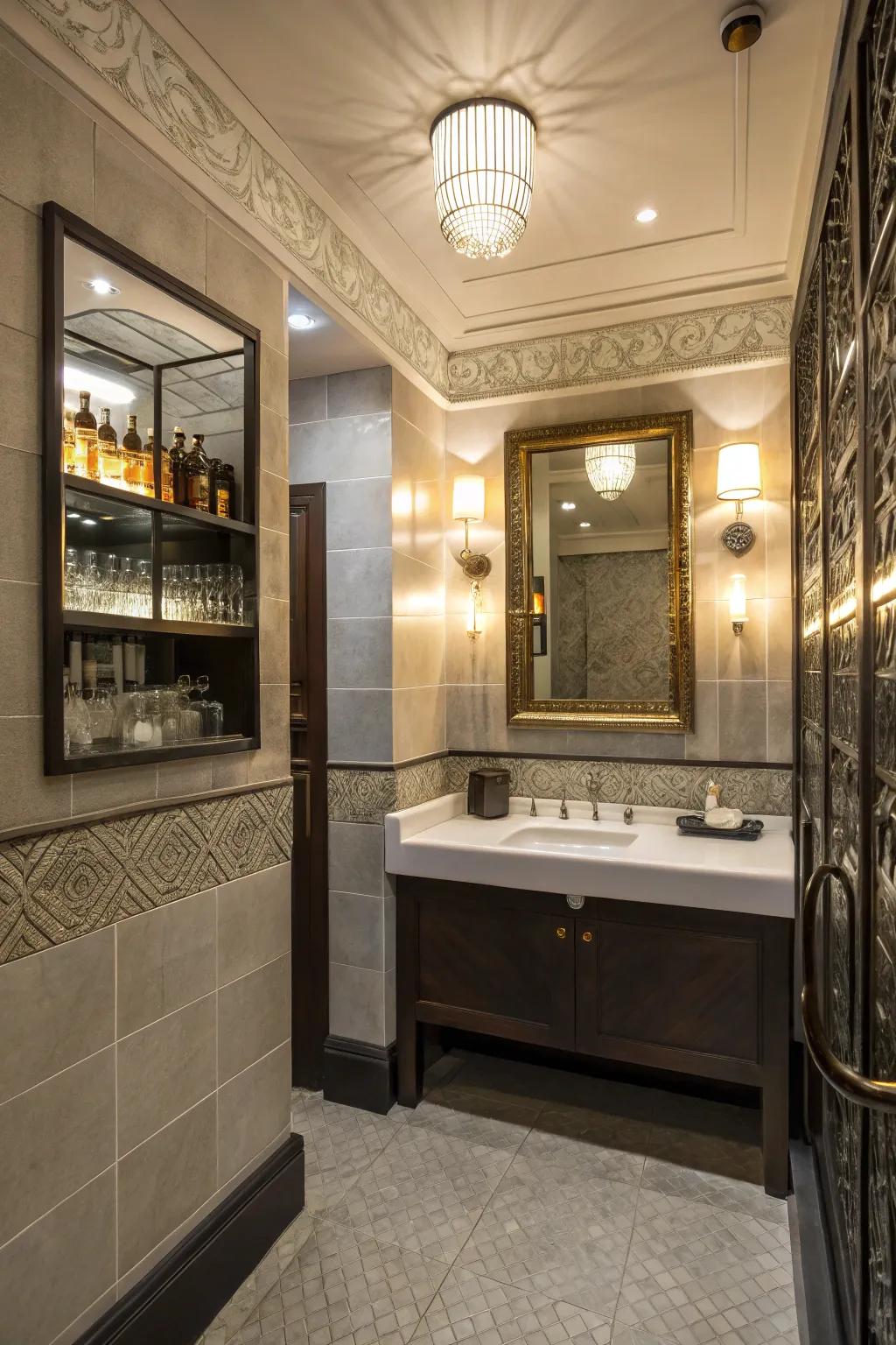 Combine elegance and practicality with modern fixtures.