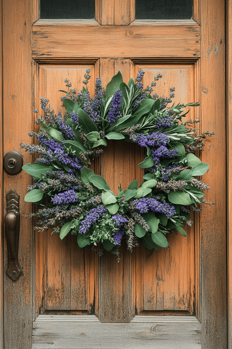 Lavender and Herb Scented Easter Wreath