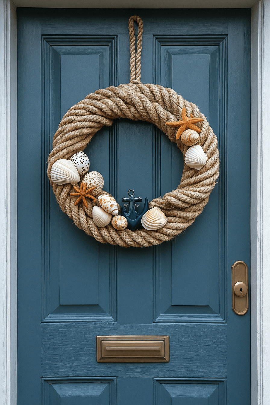 Coastal Rope Knot Easter Wreath