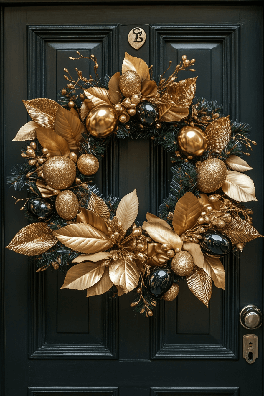 Golden Glow Easter Wreath