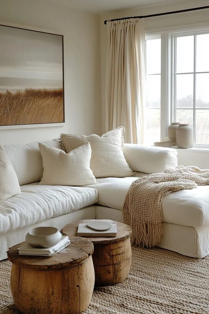 Serene Space with Neutral Tones