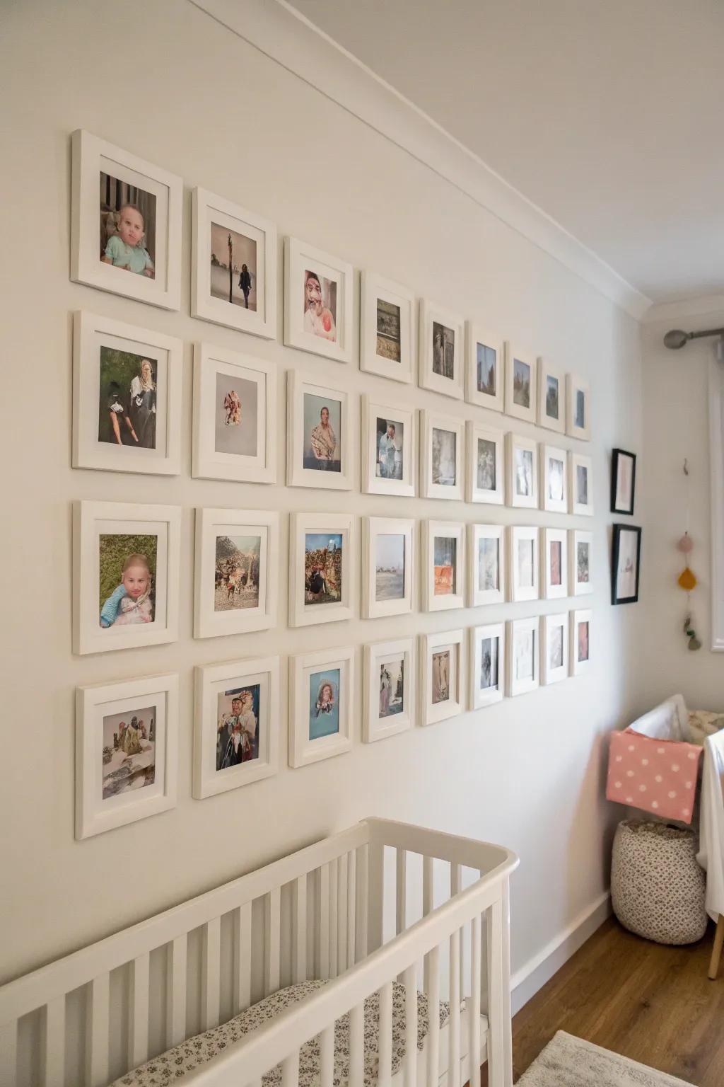 Minimalist design creates a calm and focused nursery.