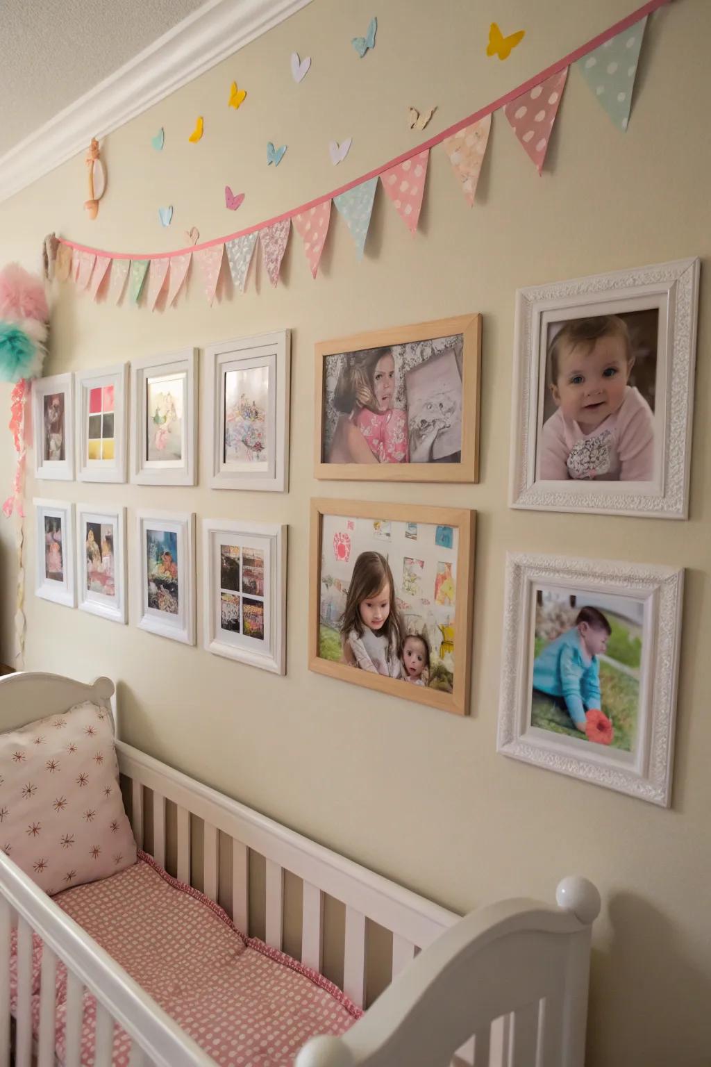 A photo sequence tells a charming story of your baby's day.