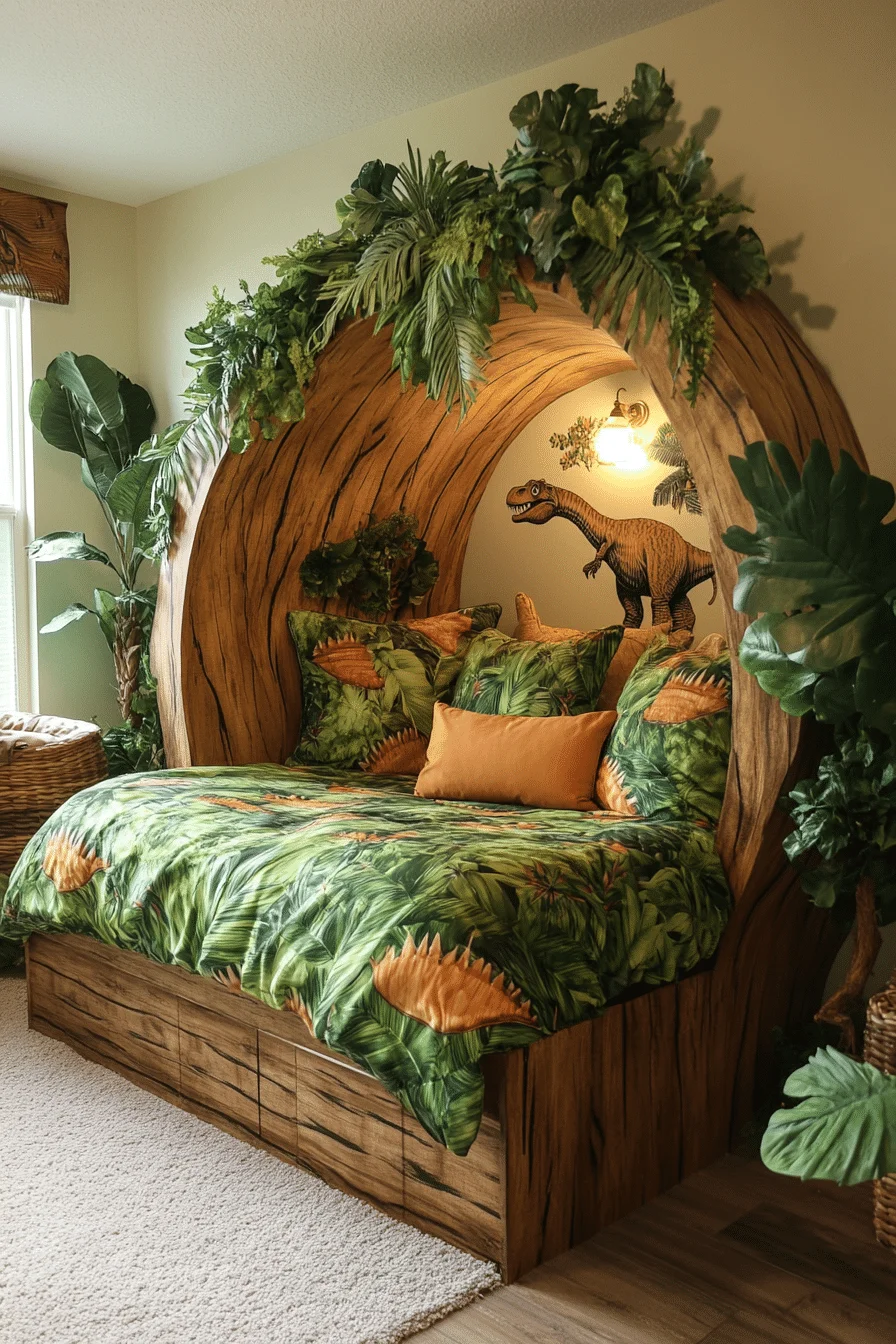Boho Dinosaur Bedroom