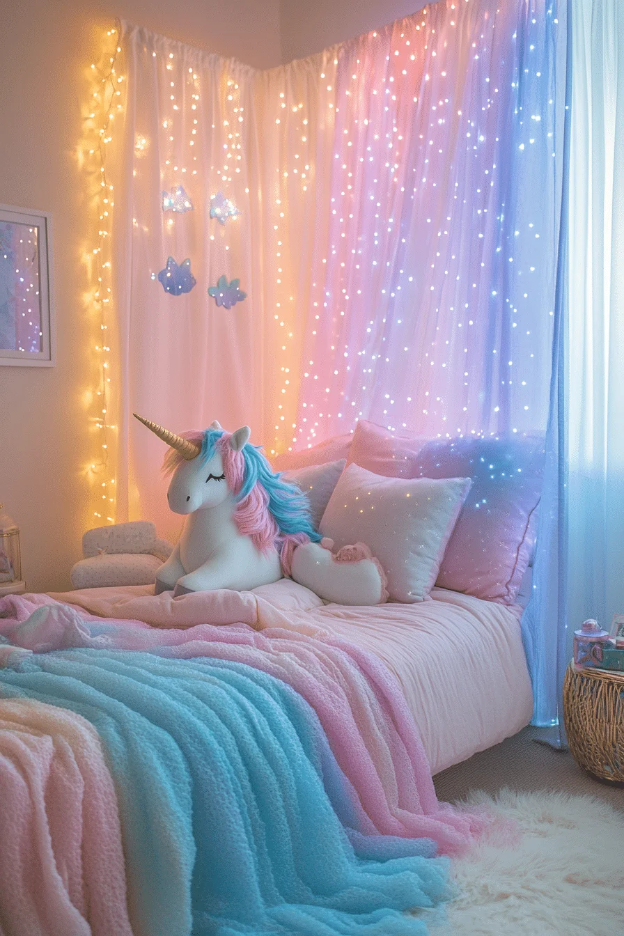 Boho Unicorn Bedroom