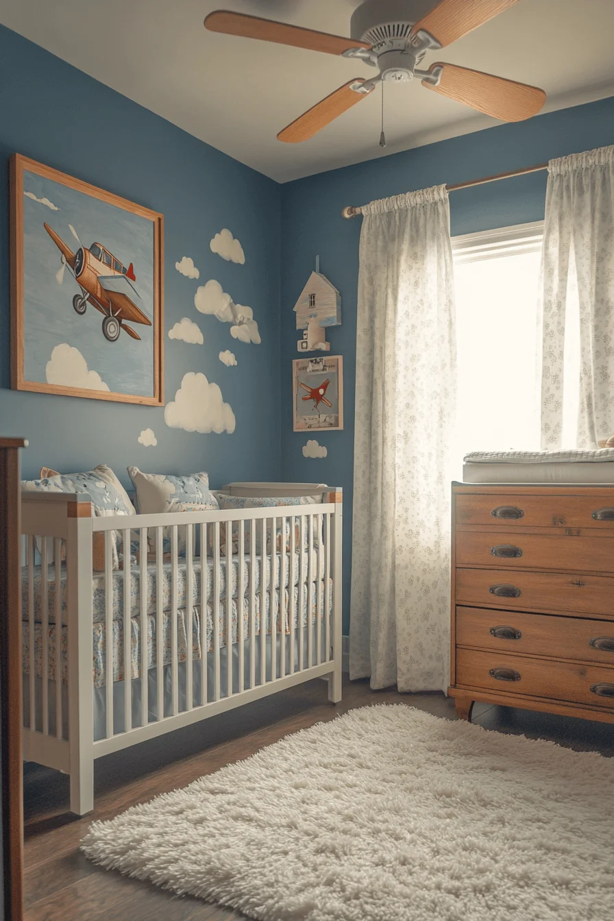Sky themed nursery