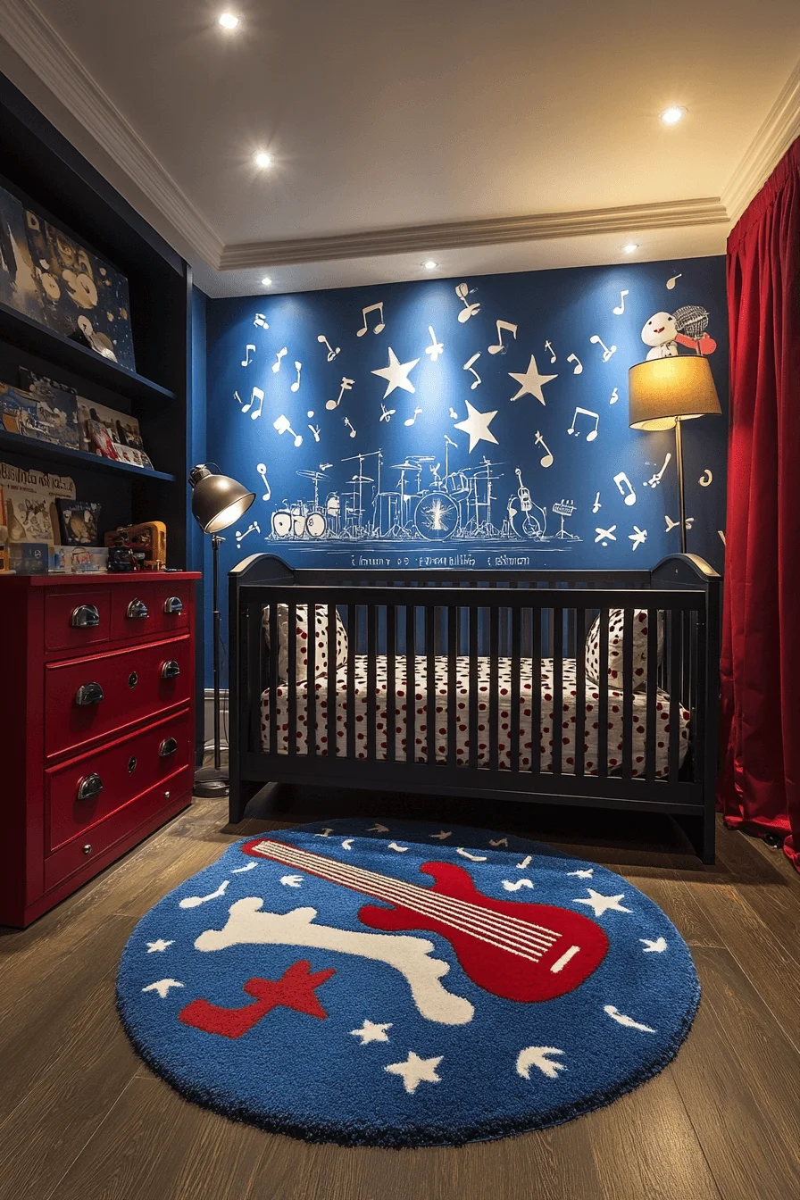Music themed nursery
