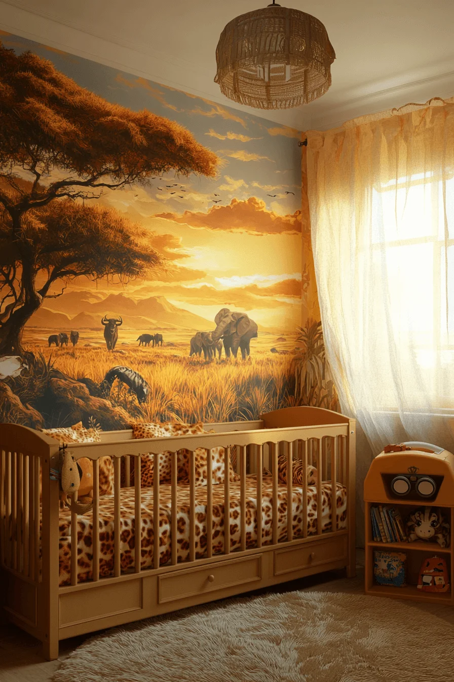 Safari themed nursery