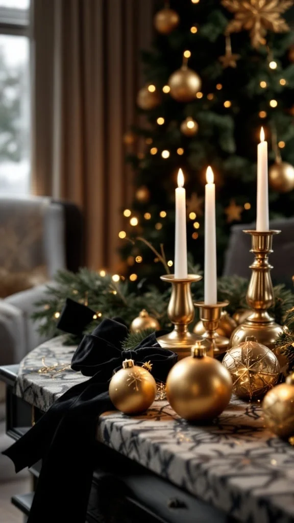 Luxurious Black and Gold