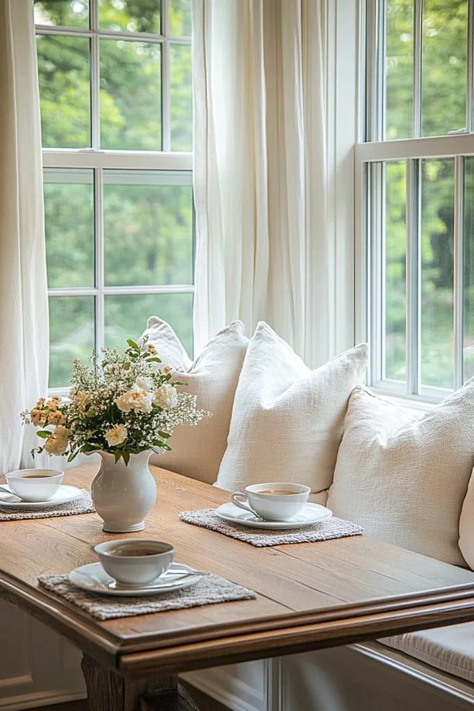 Inviting Breakfast Nooks with Bench Seating