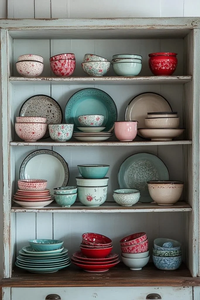 Nostalgic Enamelware Displays
