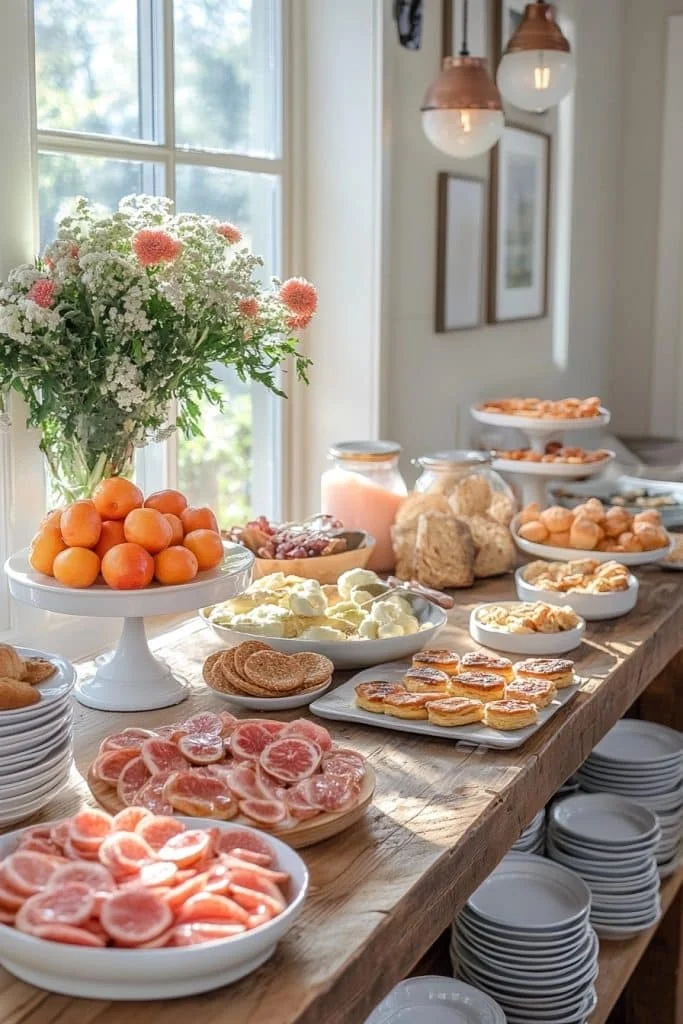 Breakfast Bars Bathed in Natural Light