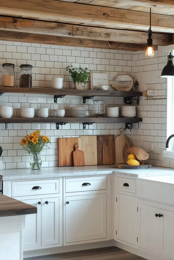 Subway Tile Backsplashes for Clean Lines