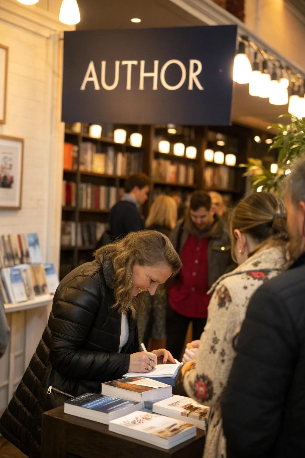 Branded signage makes a professional impression.