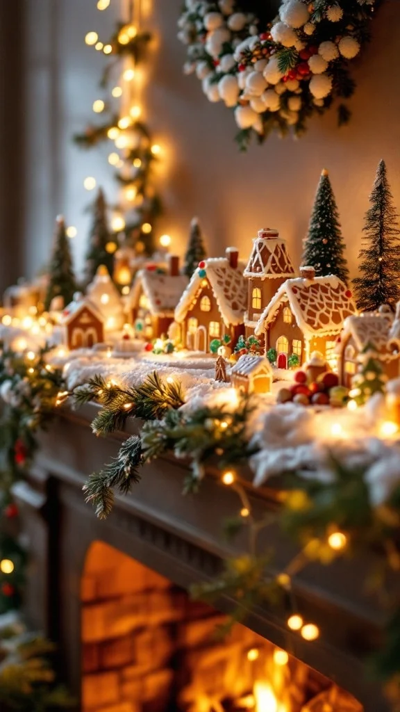Gingerbread Village Centerpieces