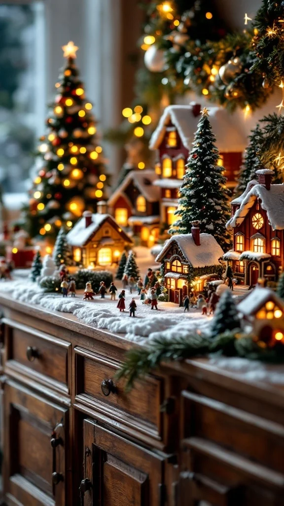 Christmas Village Scenes