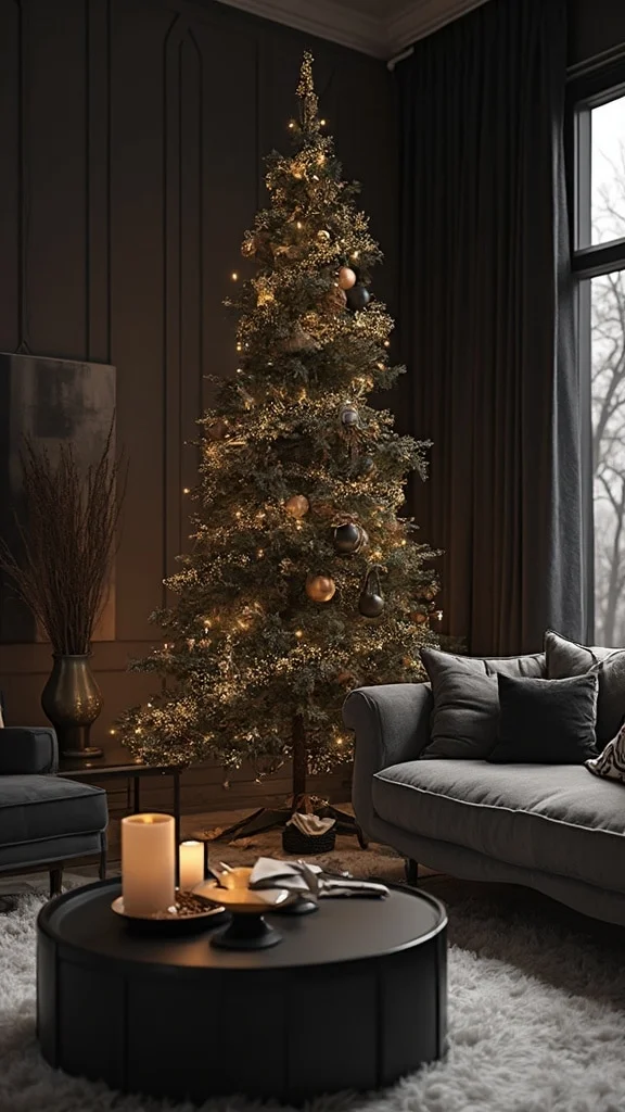 Striking Black and Gold Design