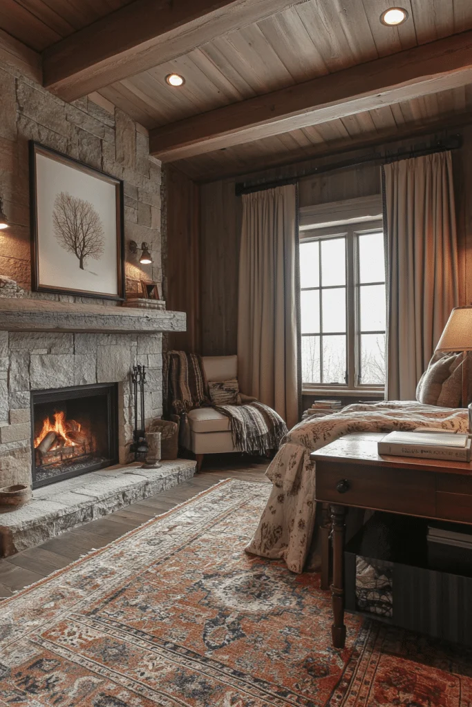 Rustic Chic Work and Guest Space