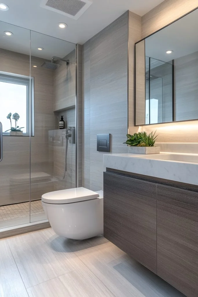 Contemporary Small Bathroom Updates