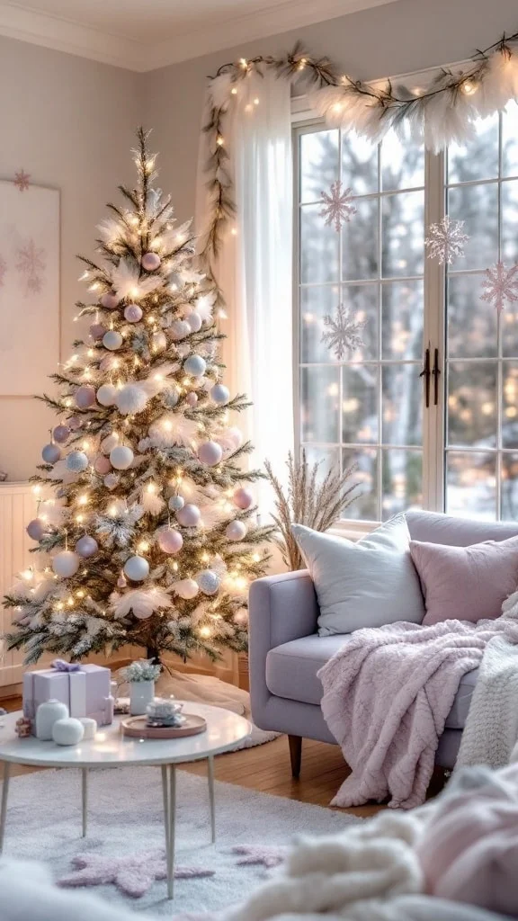 Pastel Christmas Decorations
