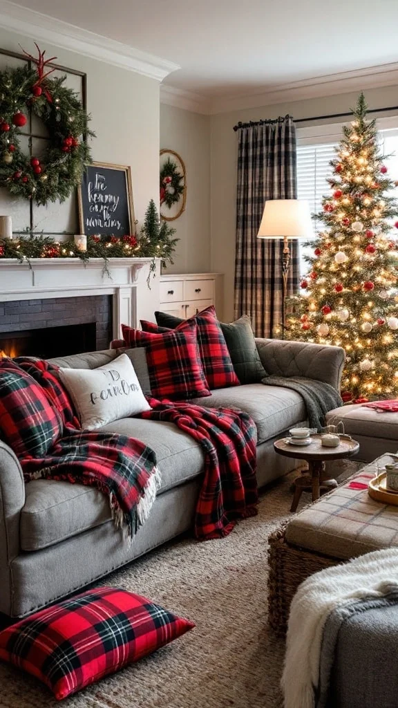 Plaid Christmas Decor