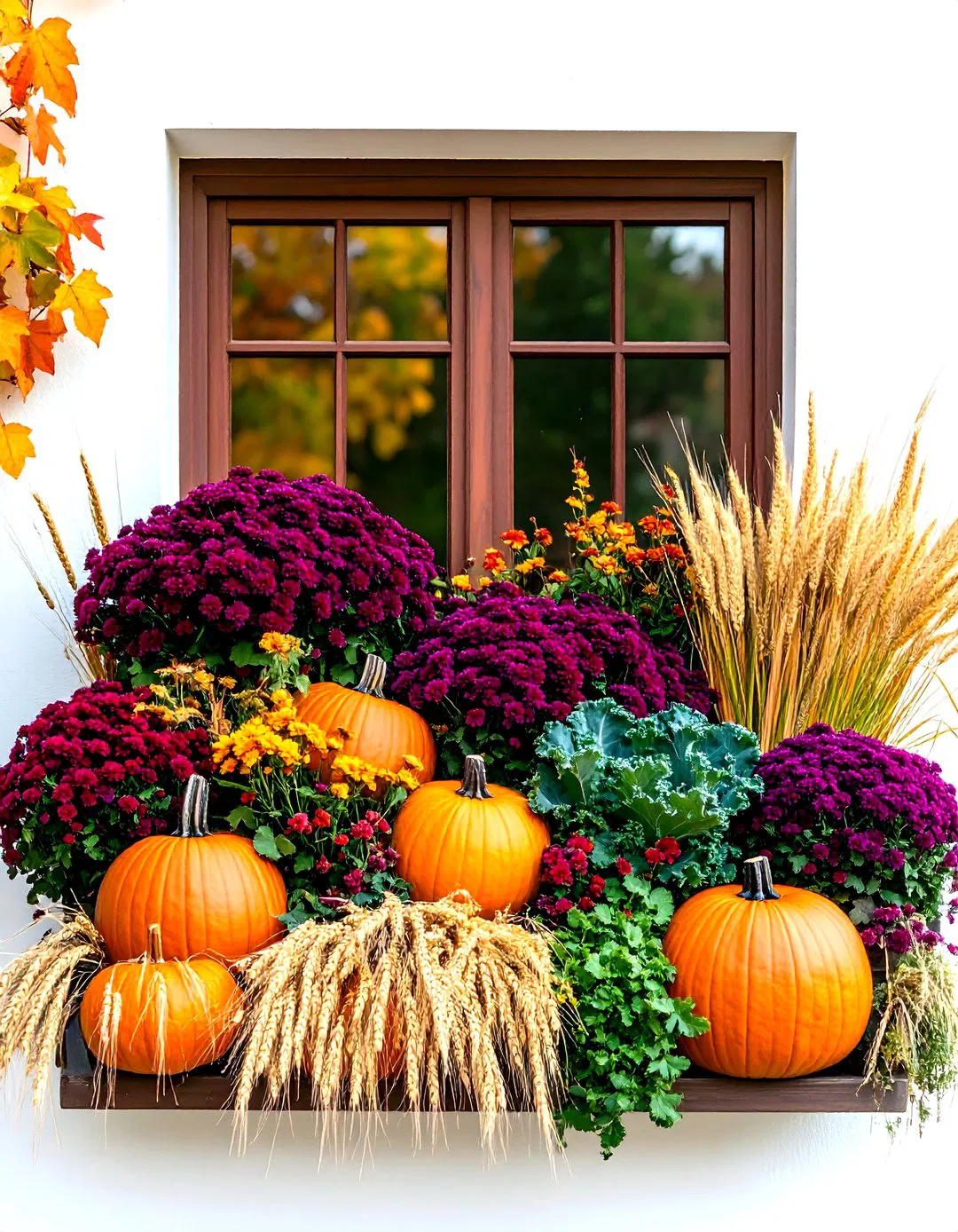 Autumn Harvest Window Box